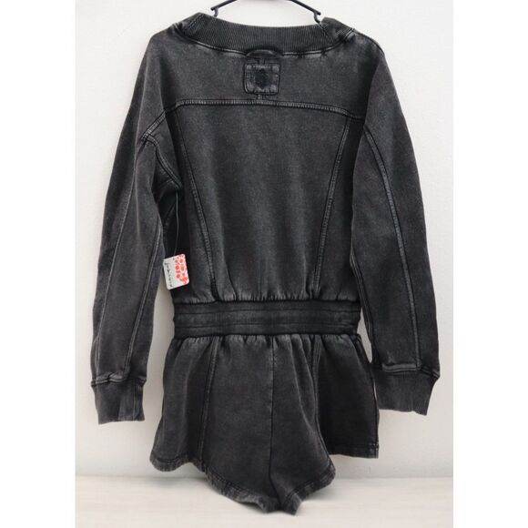 Free People Movement OB2023564 Women's Sz XS Black Intercept Romper - Picture 2 of 16